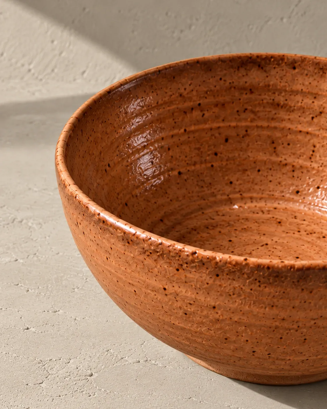 Clay glaze detail of Breakfast Bowl