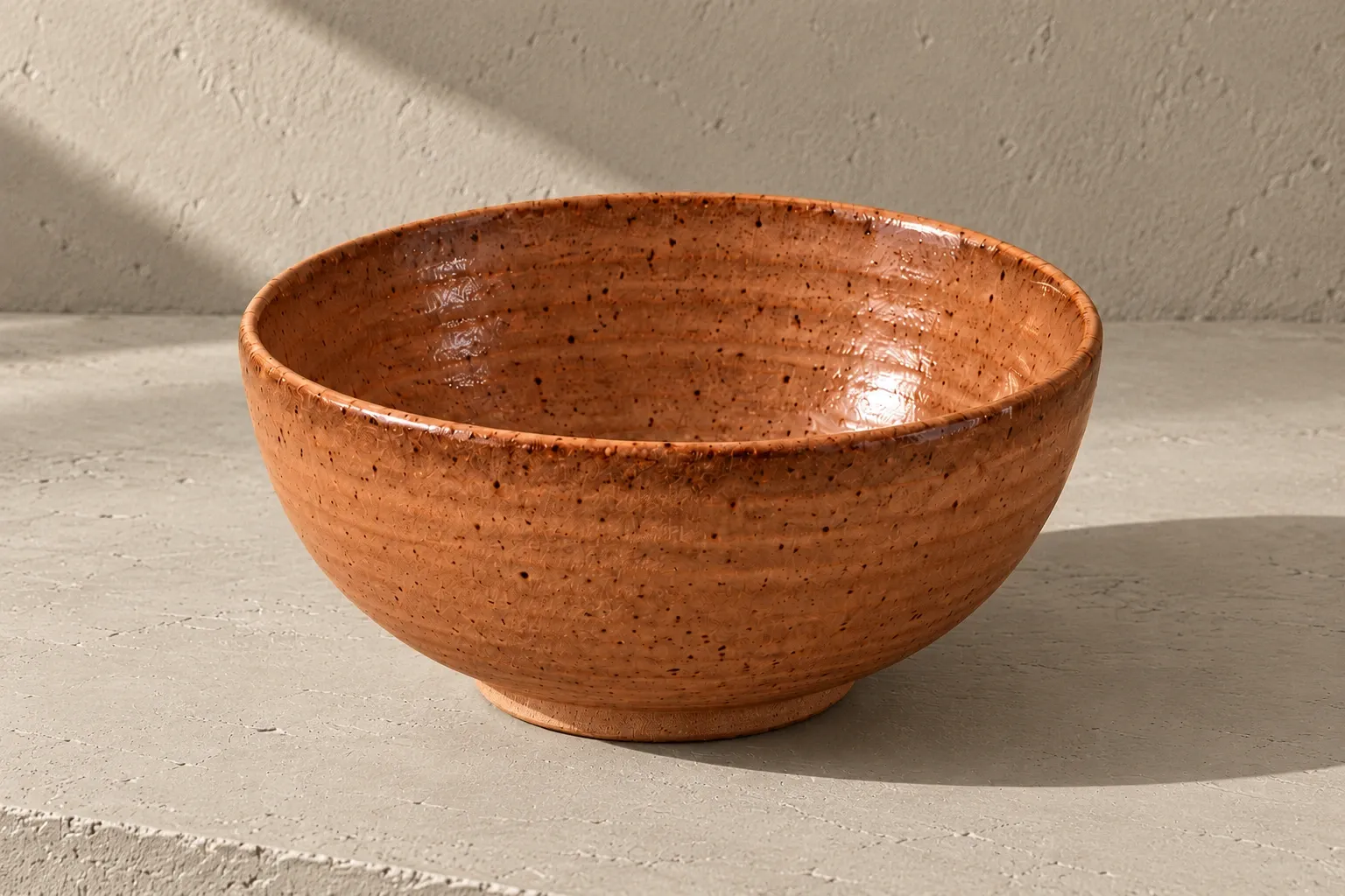 Breakfast Bowl in Clay, a muted terracotta glaze