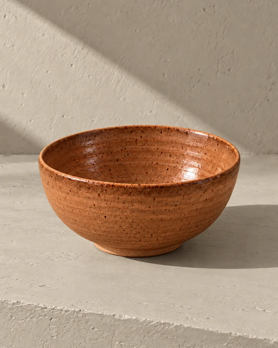 Breakfast Bowl in Clay, a muted terracotta glaze
