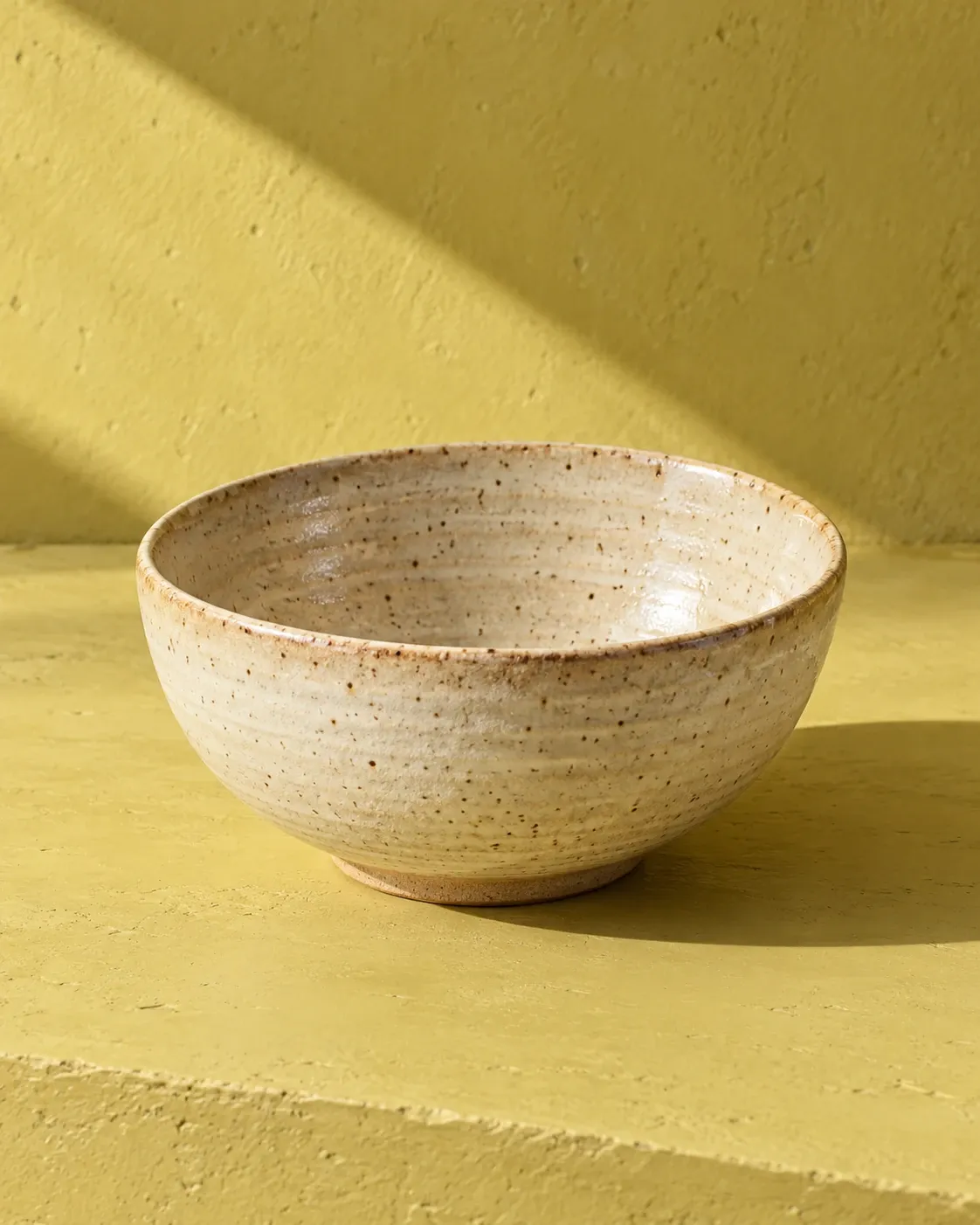 Breakfast Bowl in Oat, a warm pale glaze
