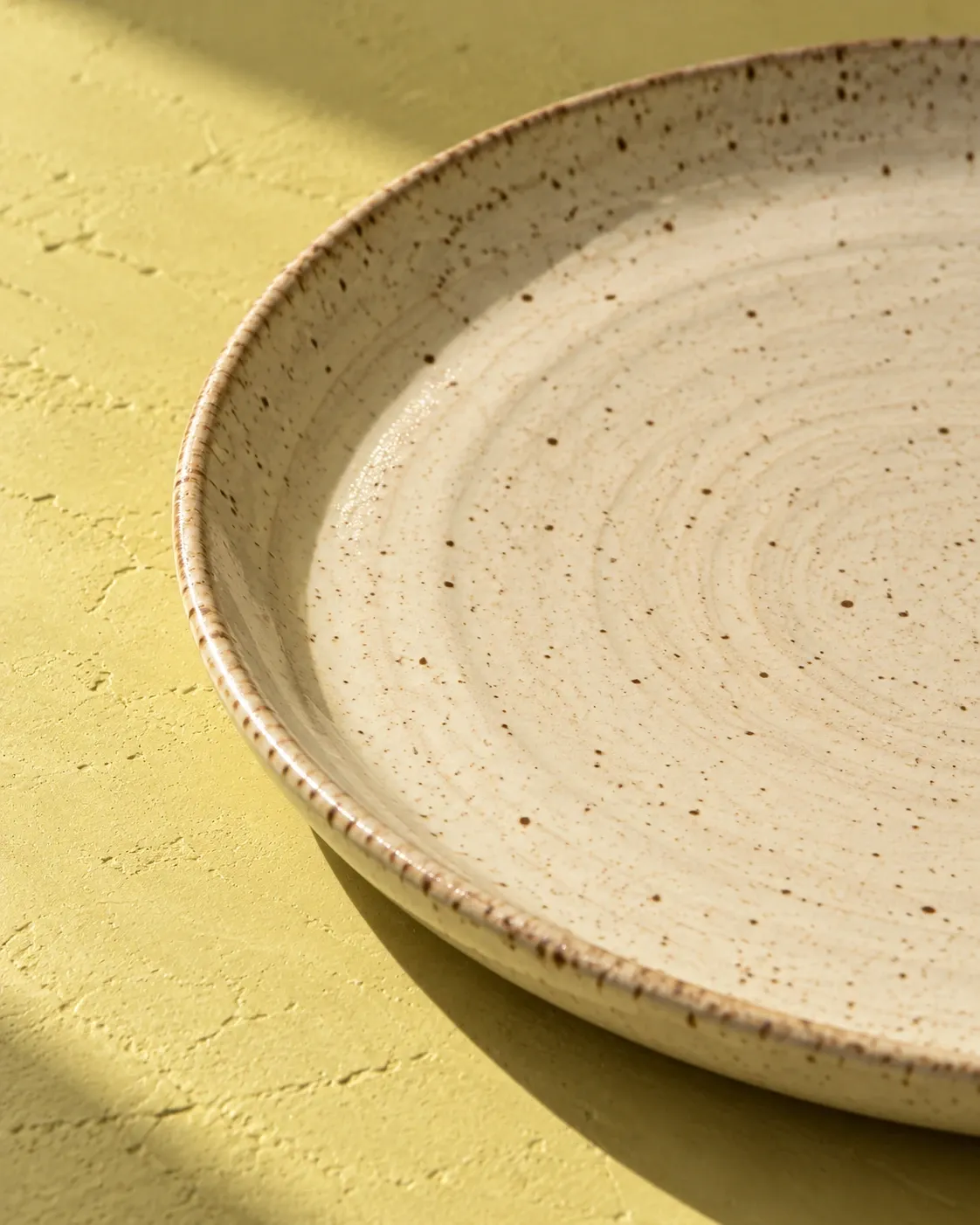 Oat glaze detail of Dinner Plate
