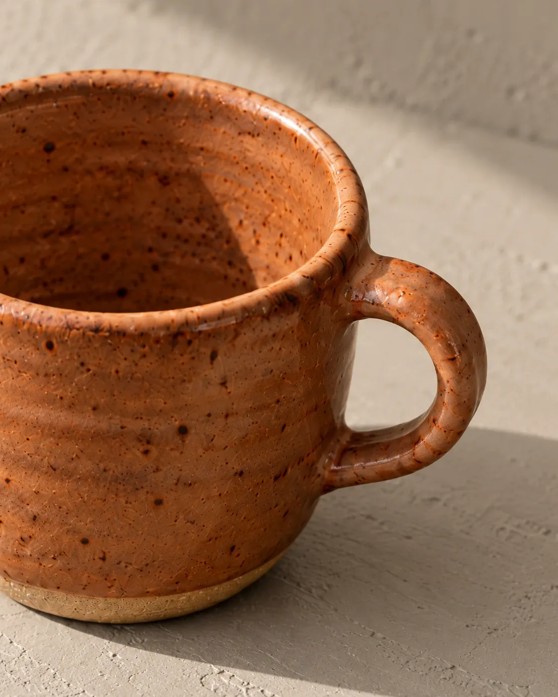 Clay glaze detail of Espresso Cup