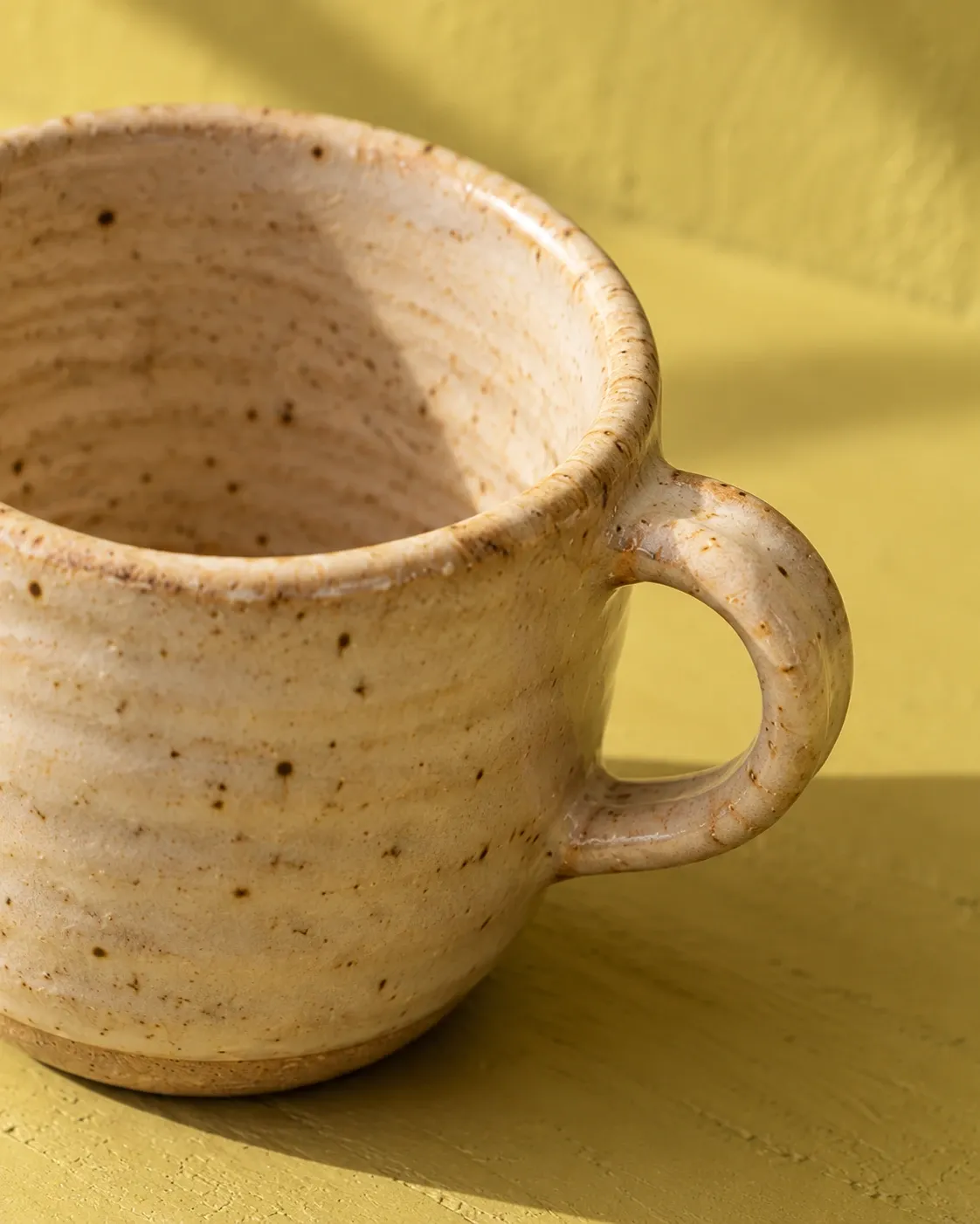 Oat glaze detail of Espresso Cup