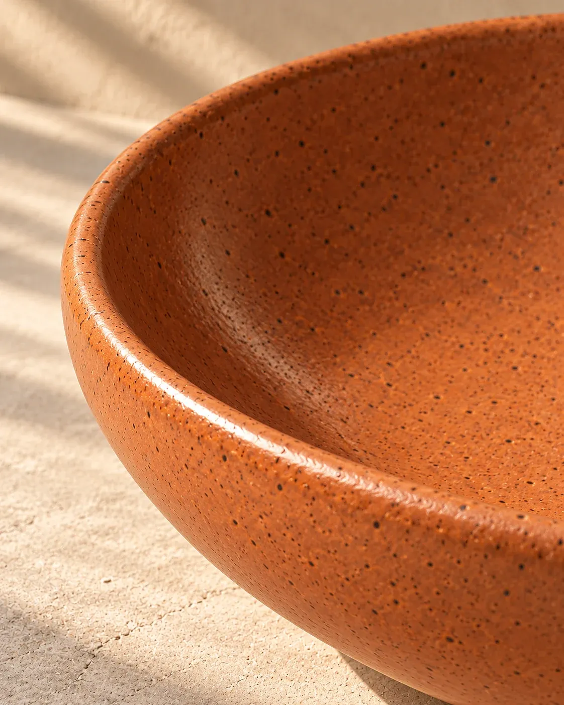 Clay glaze detail of Pasta Bowl