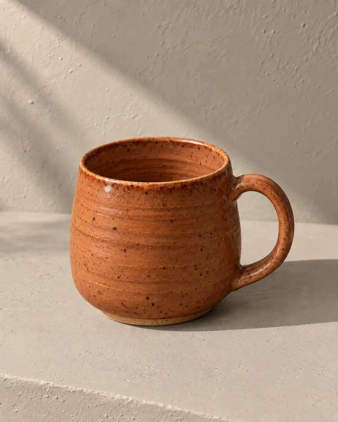 Ritual Mug in Clay, a muted terracotta glaze