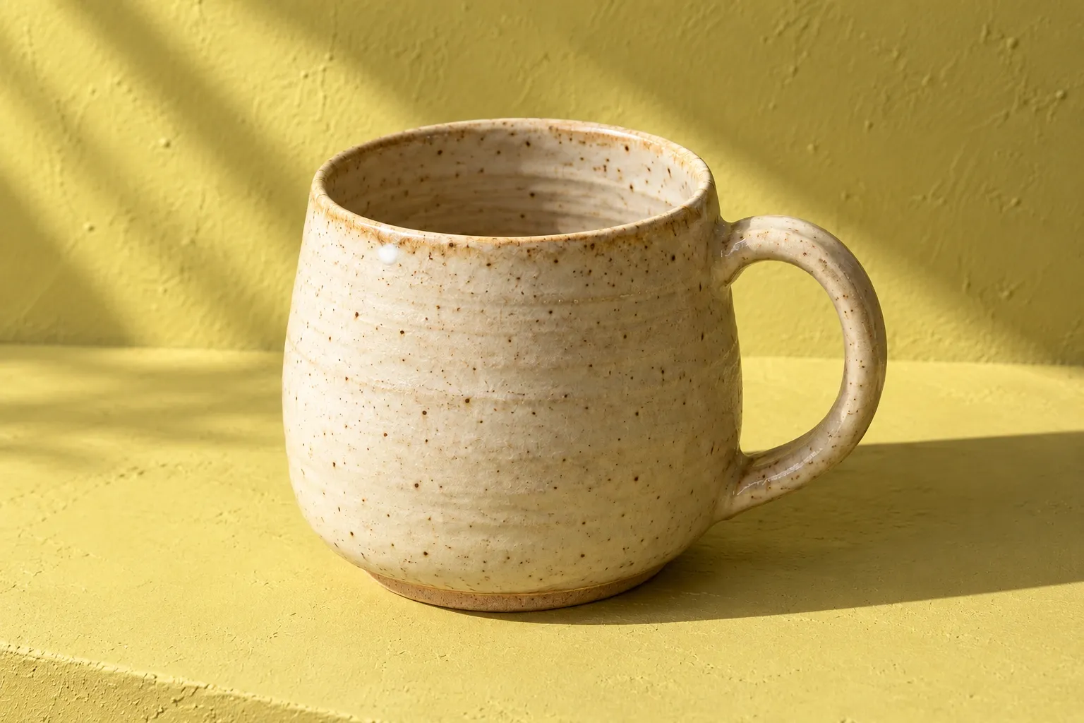 Ritual Mug in Oat, a warm pale glaze