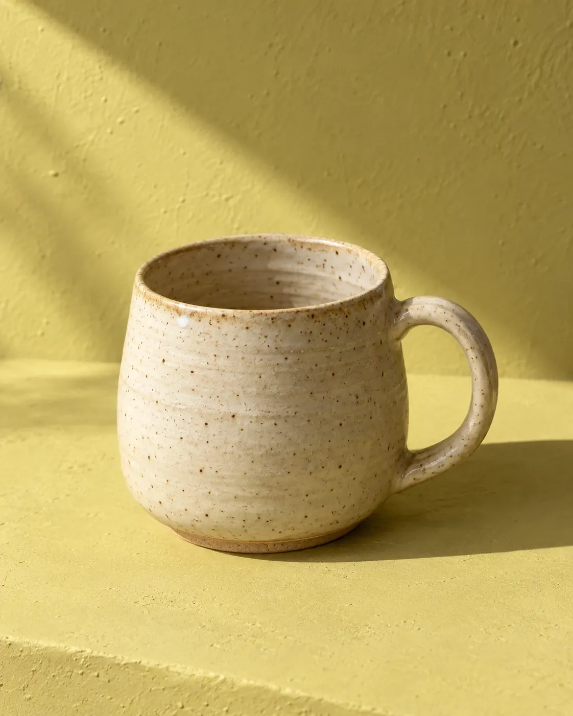 Ritual Mug in Oat, a warm pale glaze